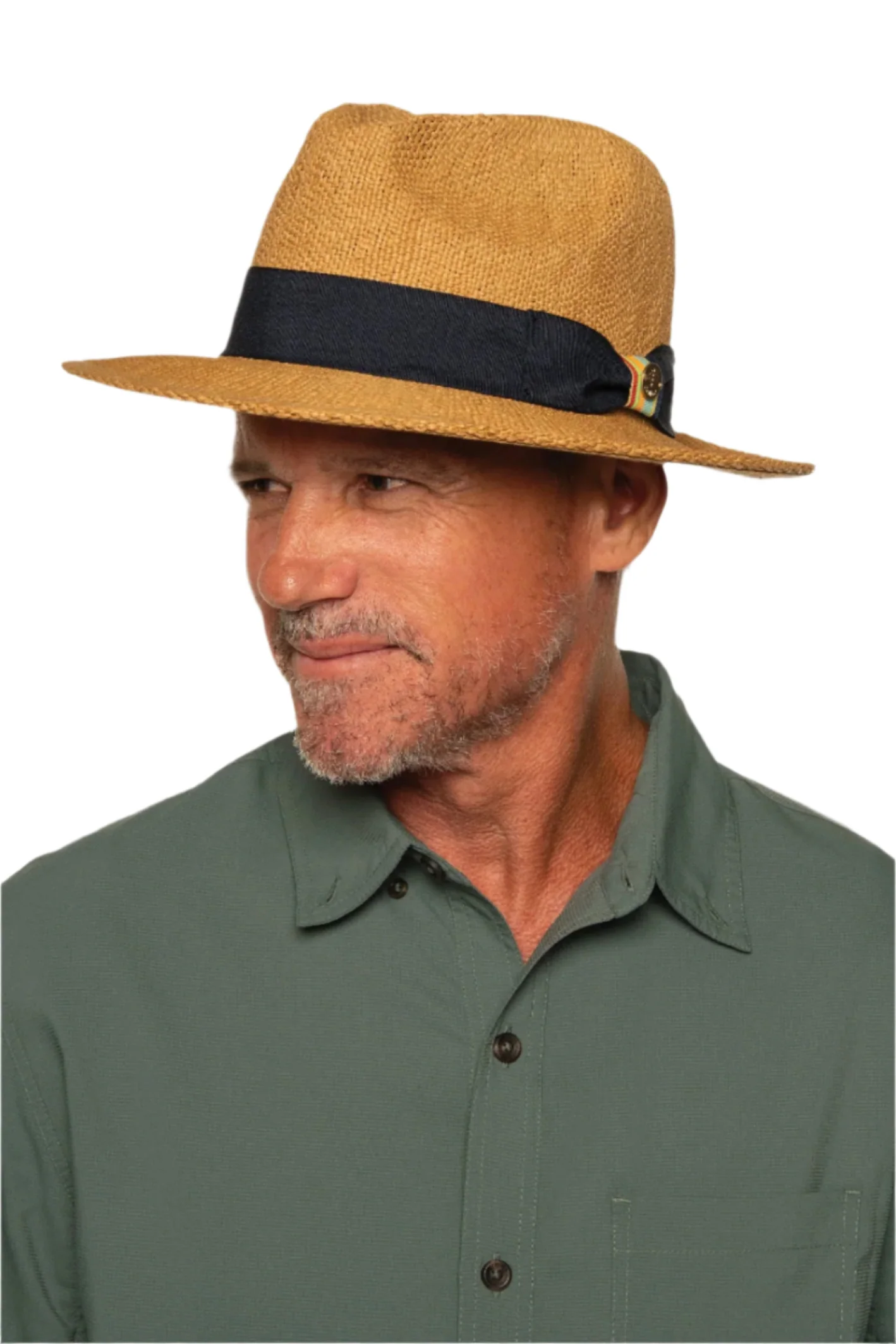 Men's Surf Club  - Hand Woven Fedora Rugby Stripe Band | Clearance Parent - Image 2