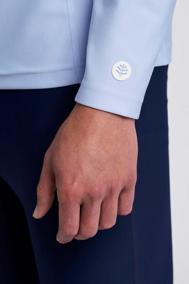 Men's Tulum Long Sleeve Surf Rash Guard | Periwinkle - Image 5