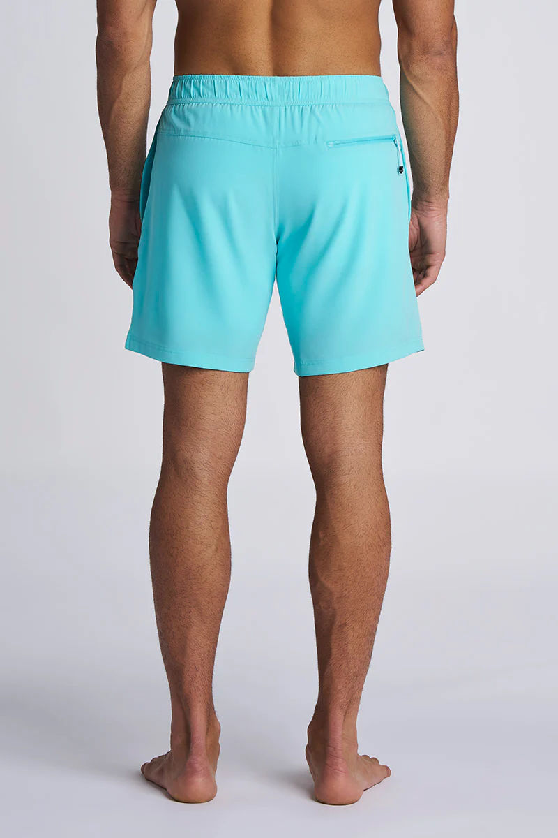 Men's Kahuna Swimming Shorts 7.5" | Coolibar Blue - Image 3