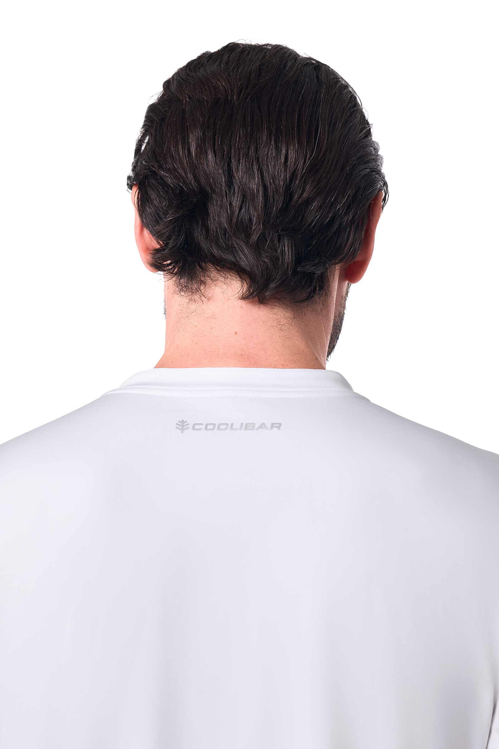 Men's Tiebreaker Long Sleeve Tennis T-Shirt | White - Image 5