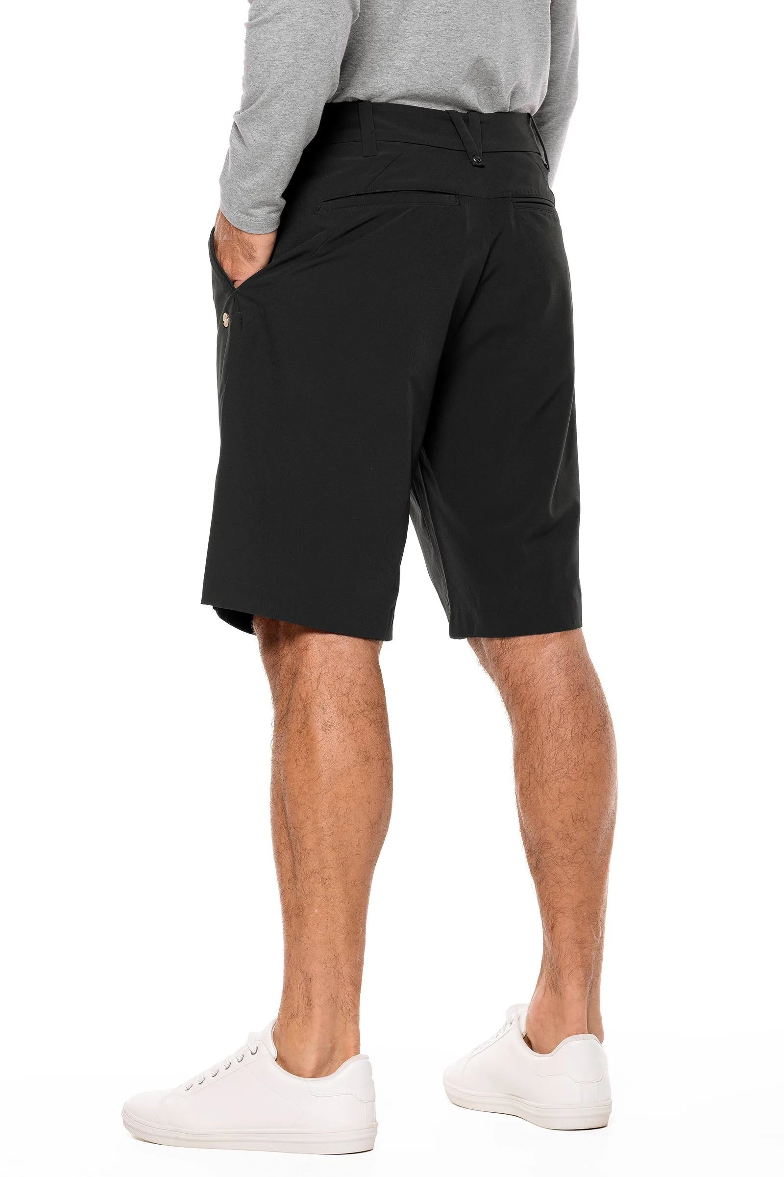 Men's Trek Hybrid Shorts | Black - Image 3