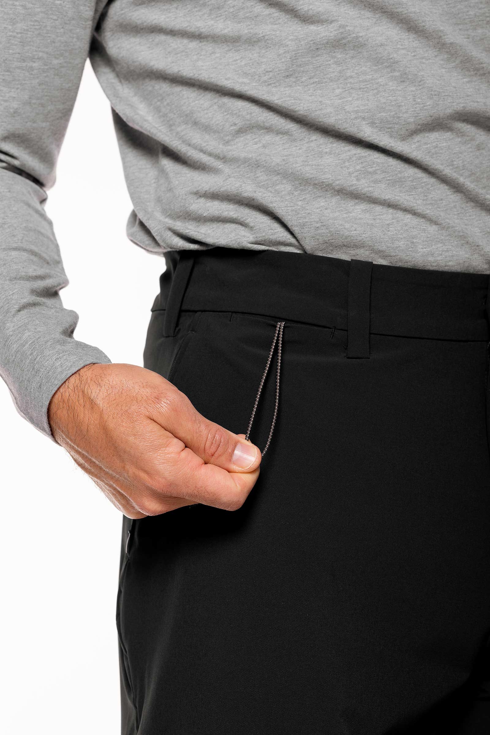 Men's Trek Hybrid Shorts | Black - Image 5