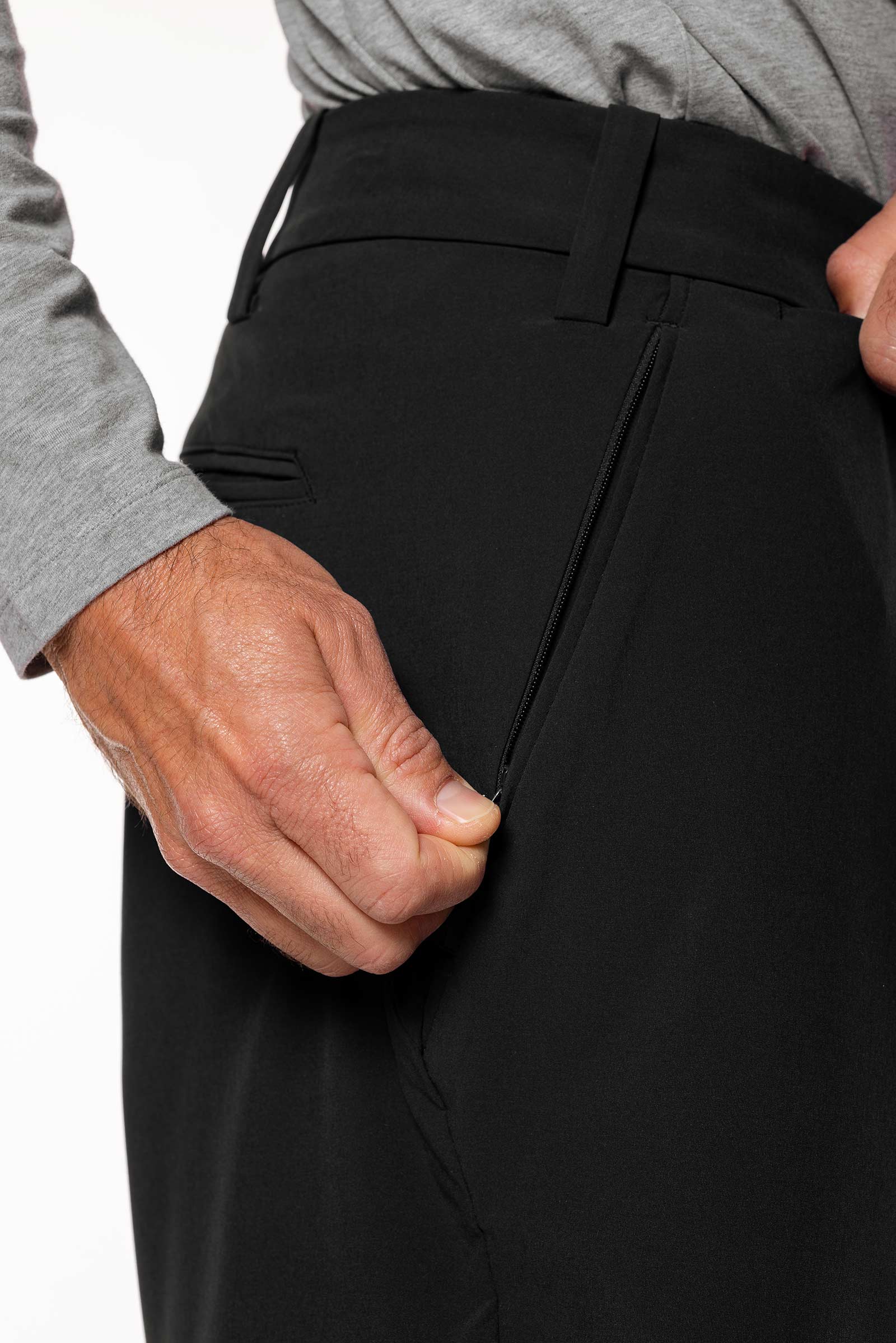 Men's Trek Hybrid Shorts | Black - Image 6