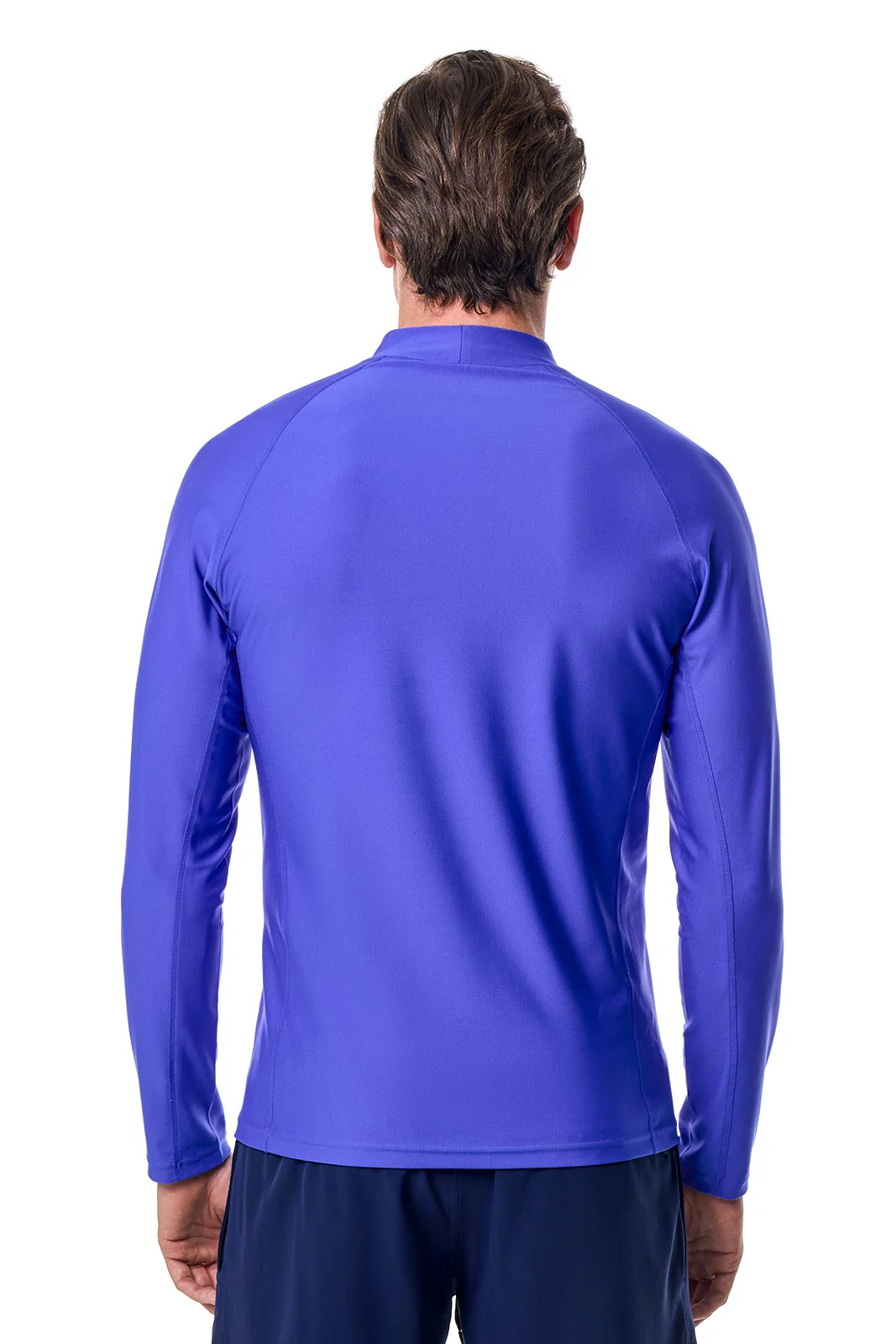 Men's Tulum Long Sleeve Surf Rash Guard | Baja Blue - Image 2