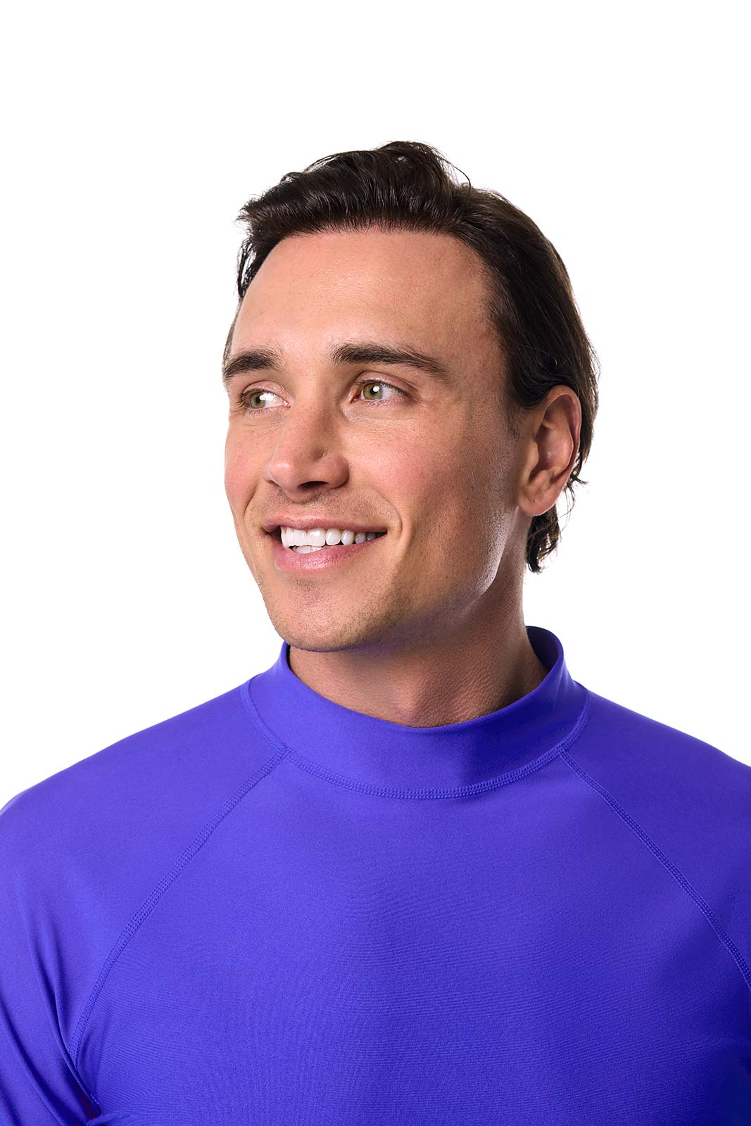 Men's Tulum Long Sleeve Surf Rash Guard | Baja Blue - Image 3