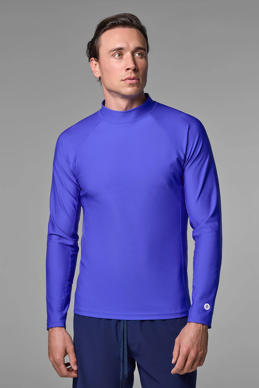 Men's Tulum Long Sleeve Surf Rash Guard | Baja Blue - Image 4