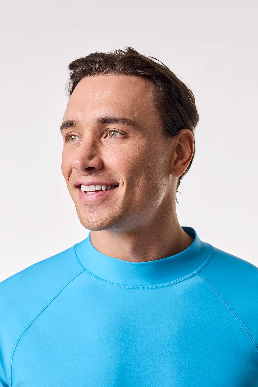 Men's Tulum Long Sleeve Surf Rash Guard | Malibu Blue - Image 4
