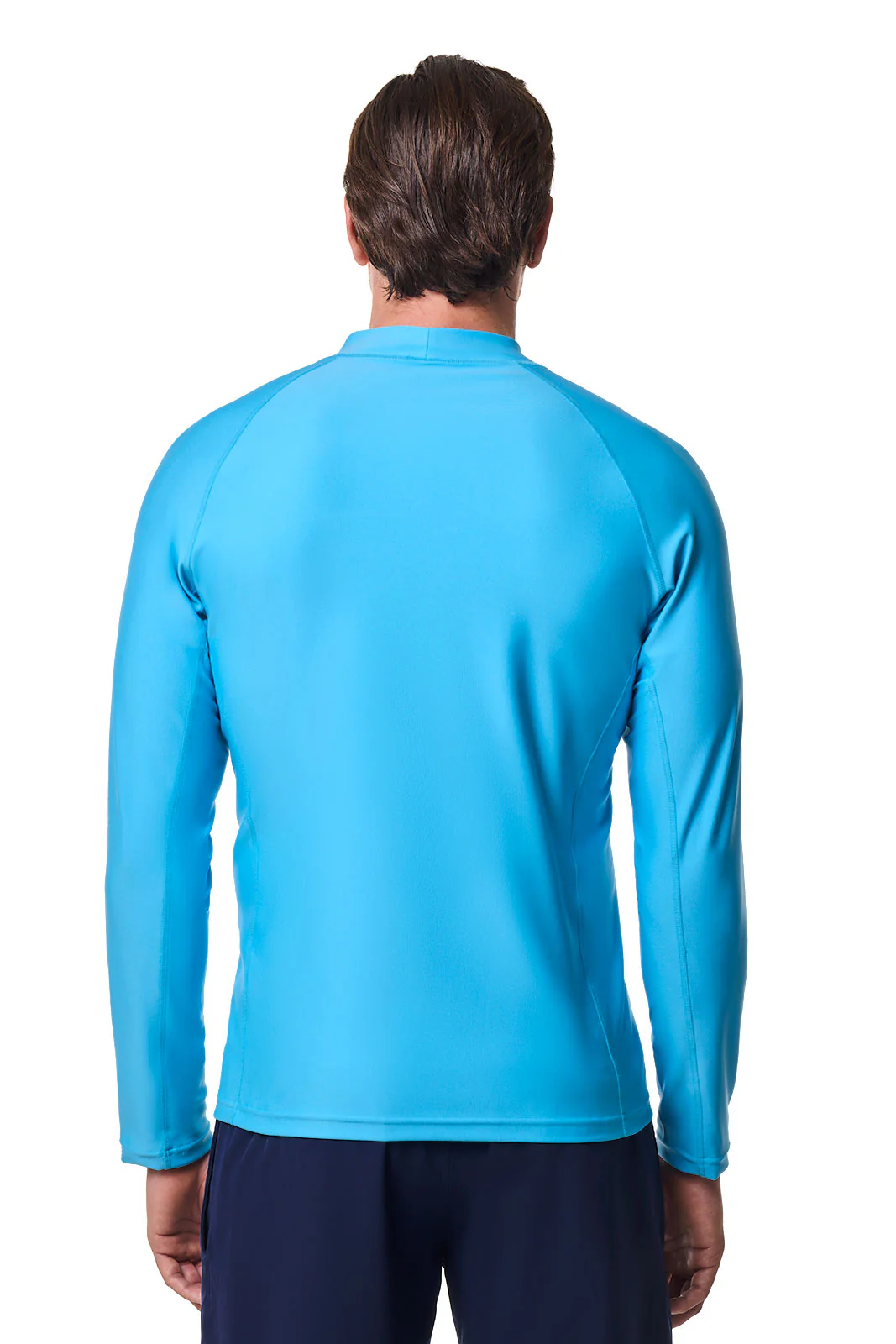 Men's Tulum Long Sleeve Surf Rash Guard | Malibu Blue - Image 5