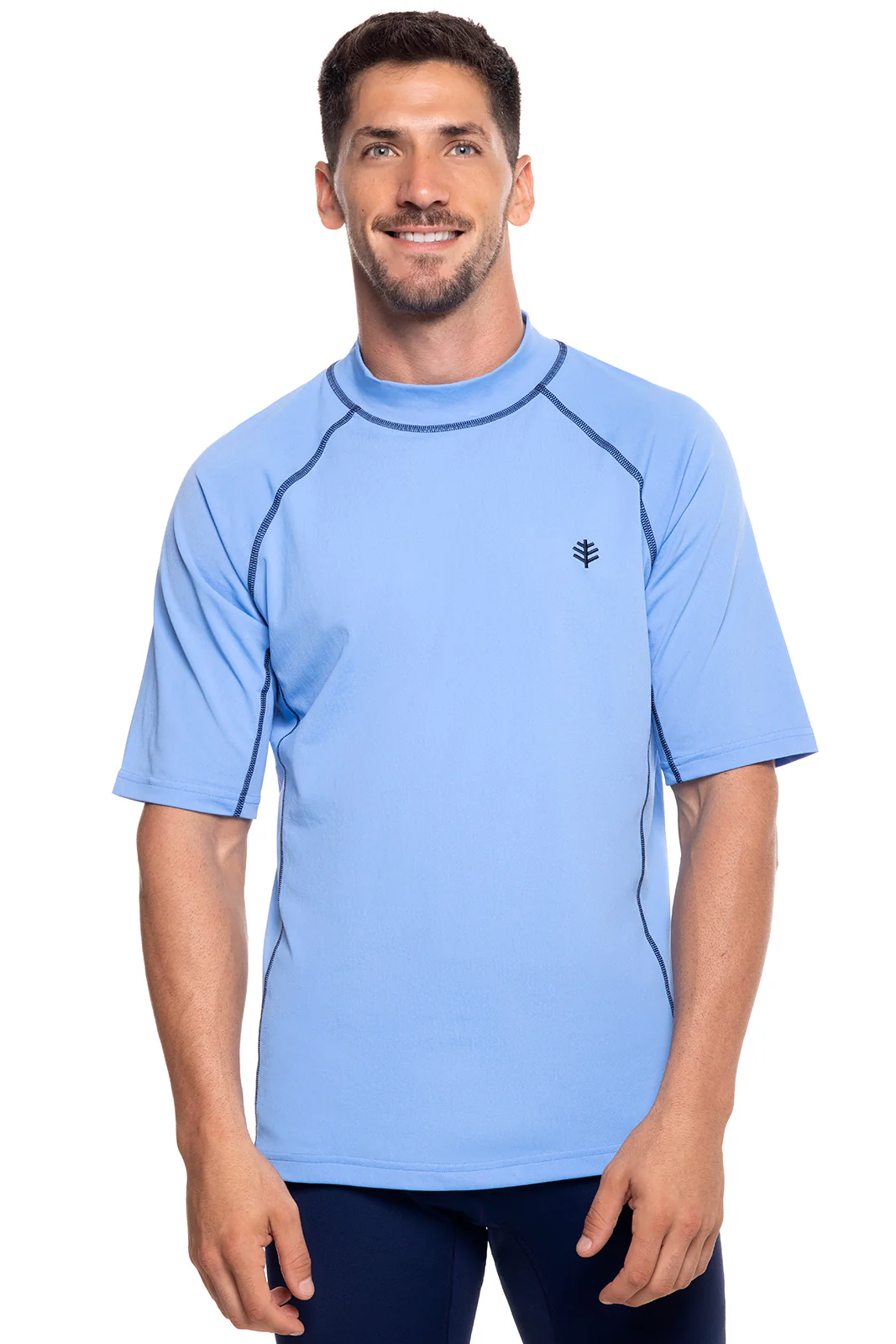 Men's Tulum Short Sleeve Surf Rash Guard | Regular Parent - Image 11