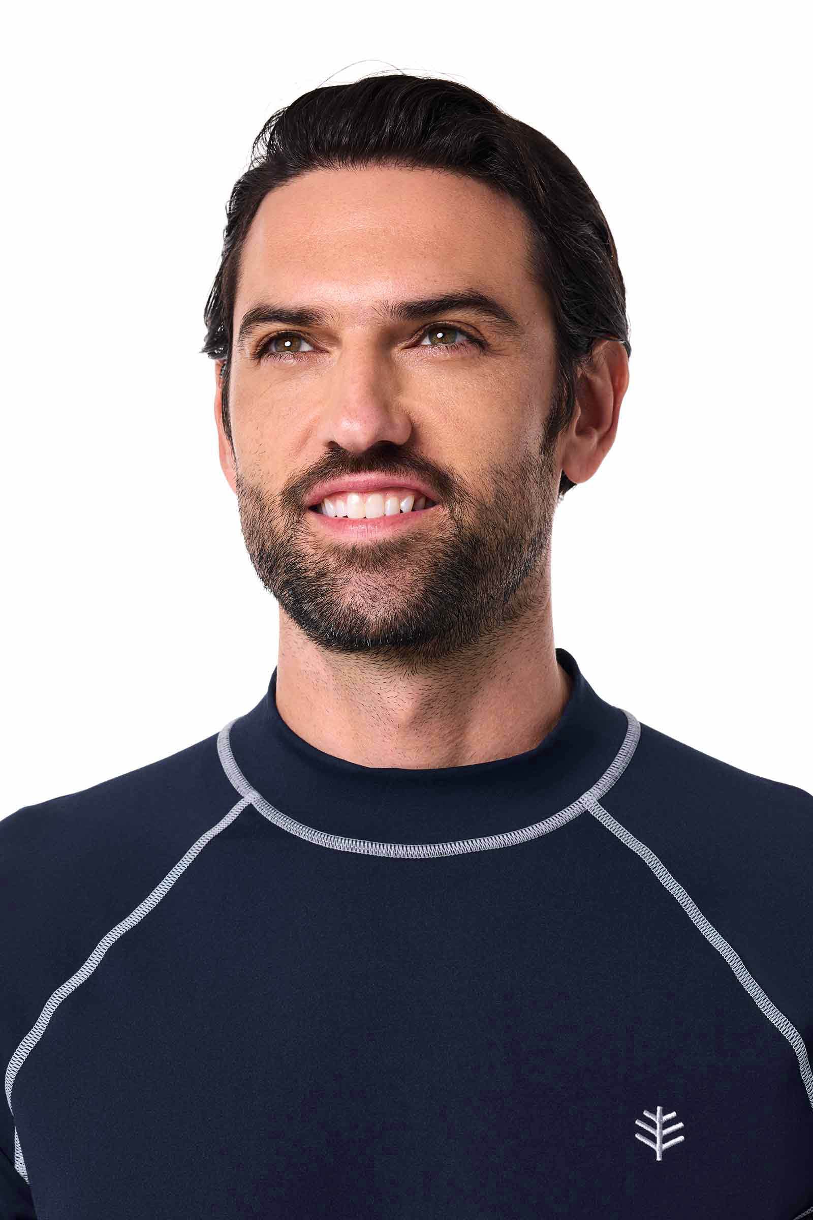 Men's Tulum Short Sleeve Surf Rash Guard | Navy - Image 5