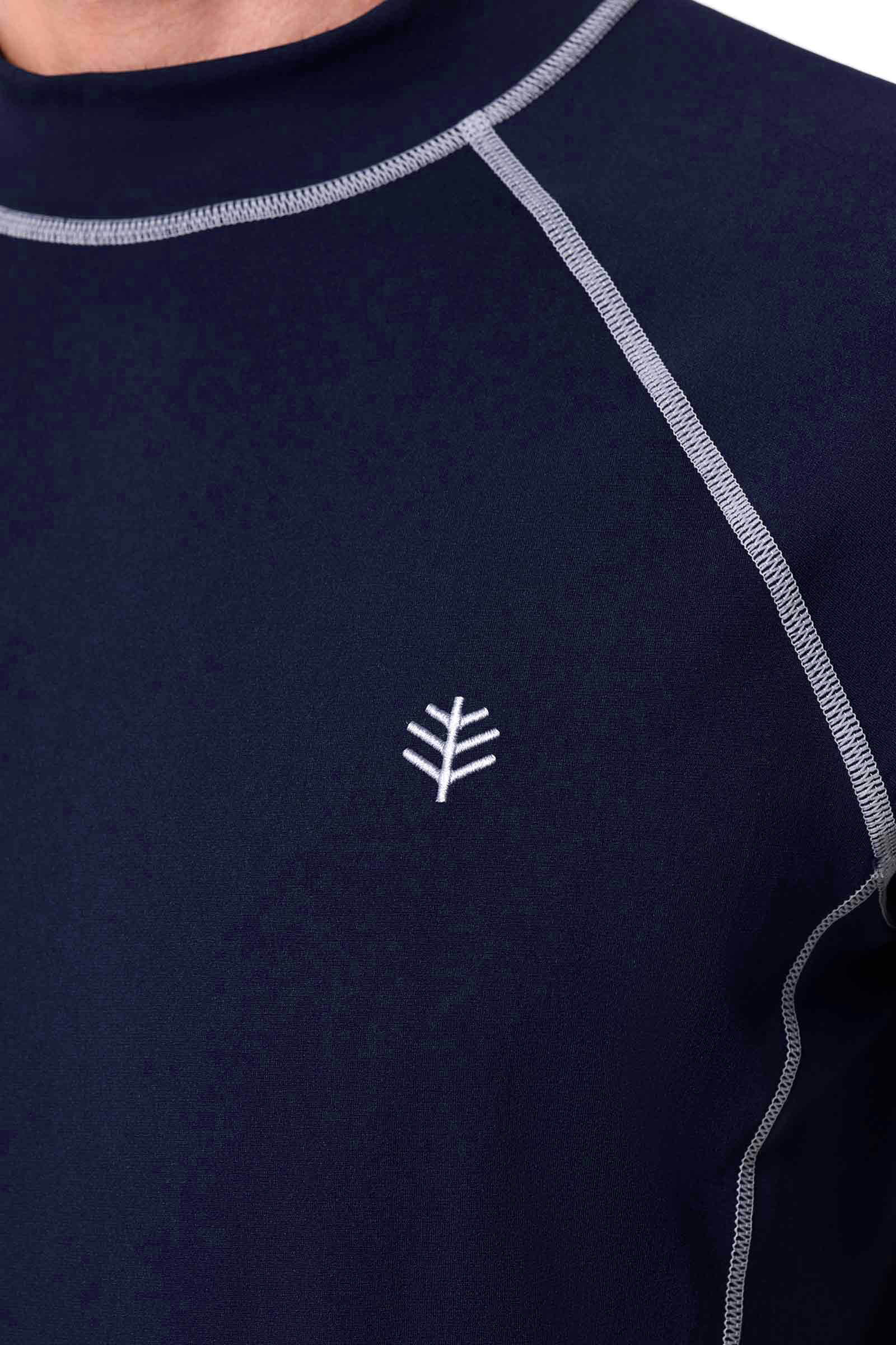 Men's Tulum Short Sleeve Surf Rash Guard | Navy - Image 6