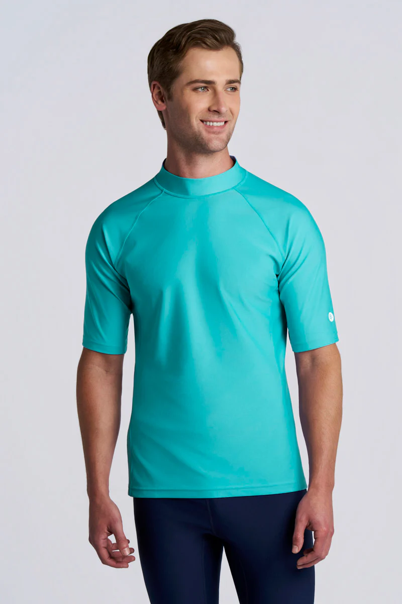 Men's Tulum Short Sleeve Surf Rash Guard | Regular Parent - Image 2