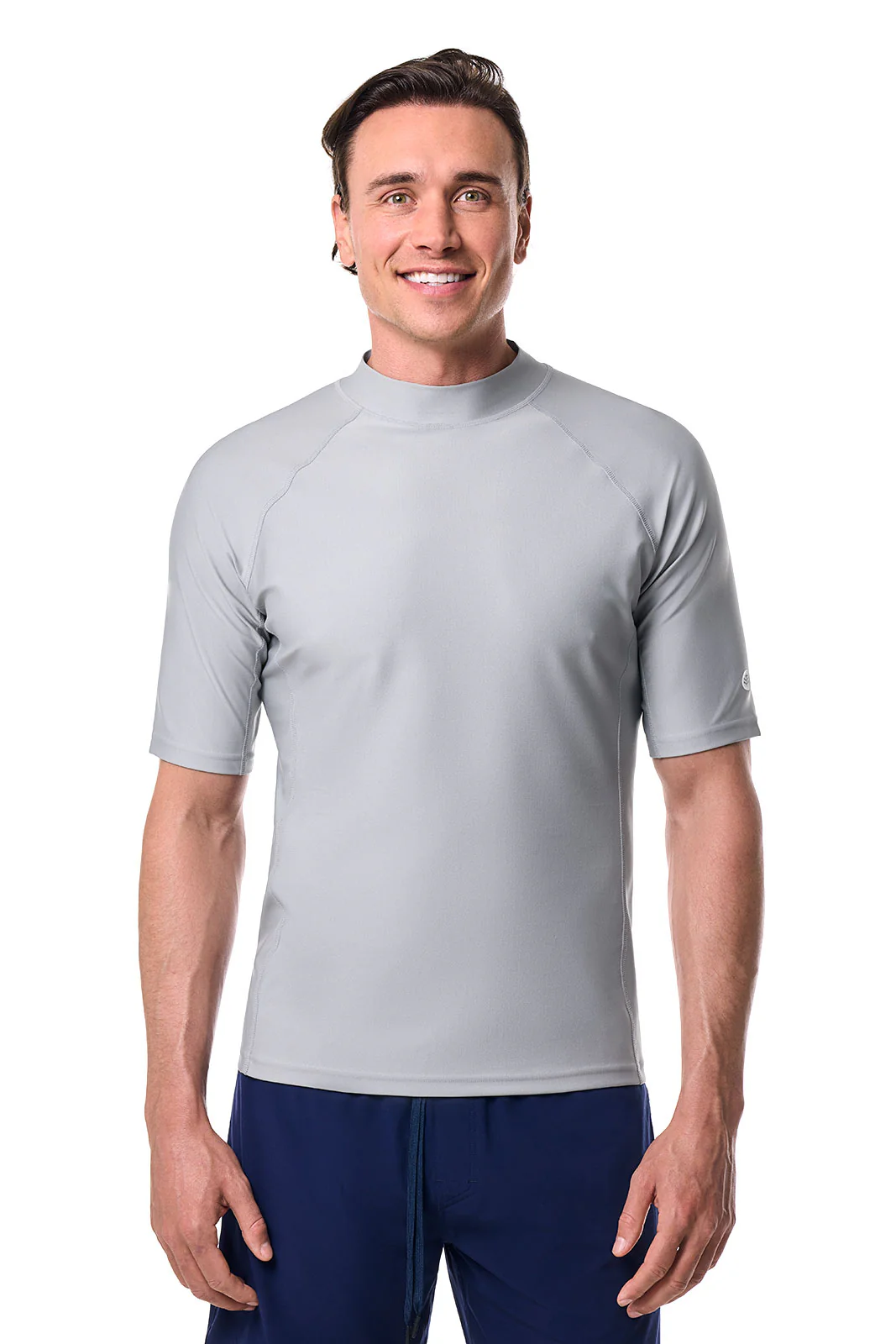 Men's Tulum Short Sleeve Surf Rash Guard | Slate - Image 4