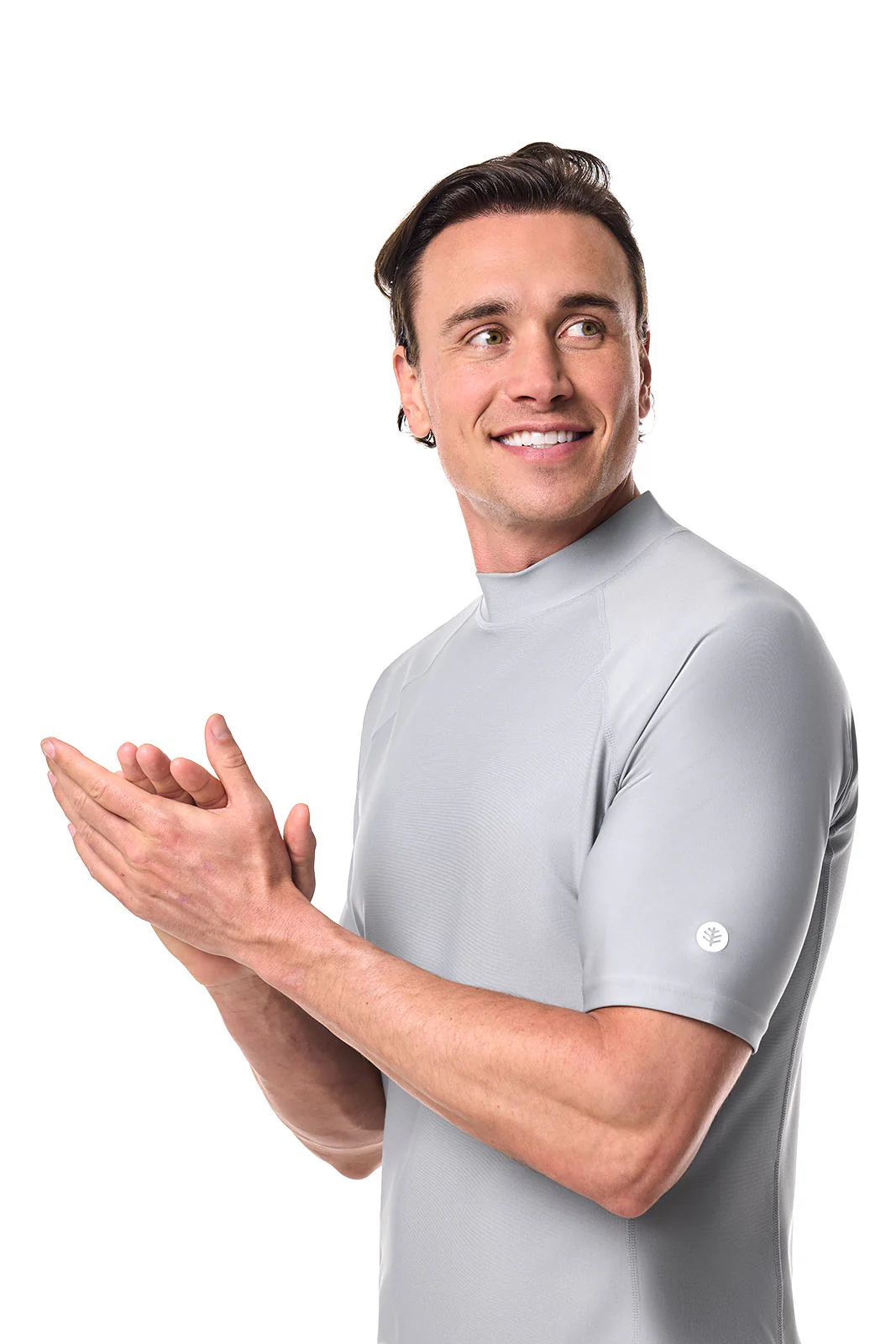 Men's Tulum Short Sleeve Surf Rash Guard | Slate - Image 5