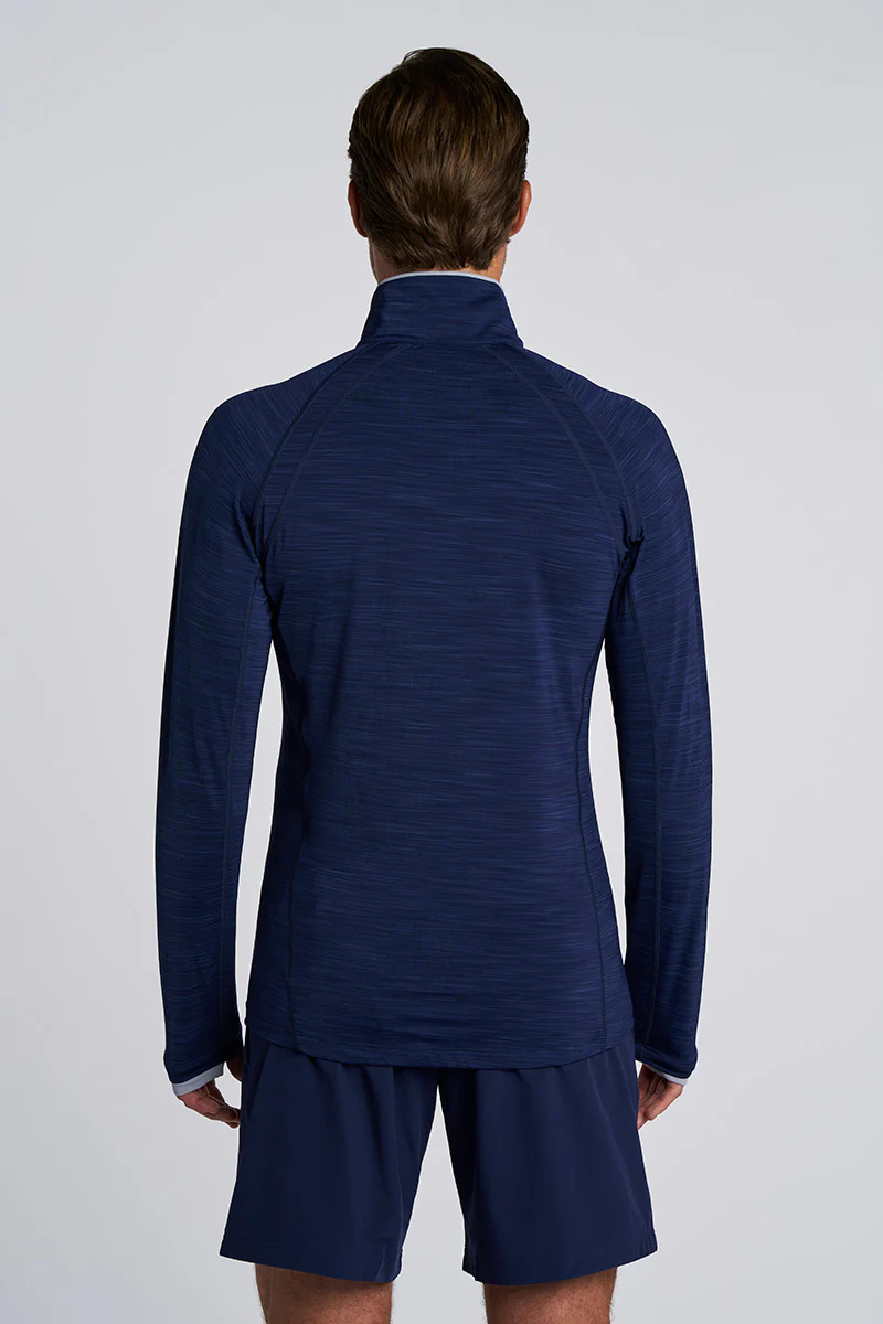 Men's Ultimate Half Zip Rash Guard | Navy Line - Image 5