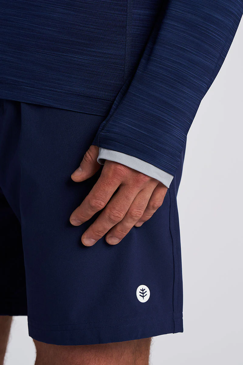 Men's Ultimate Half Zip Rash Guard | Navy Line - Image 7