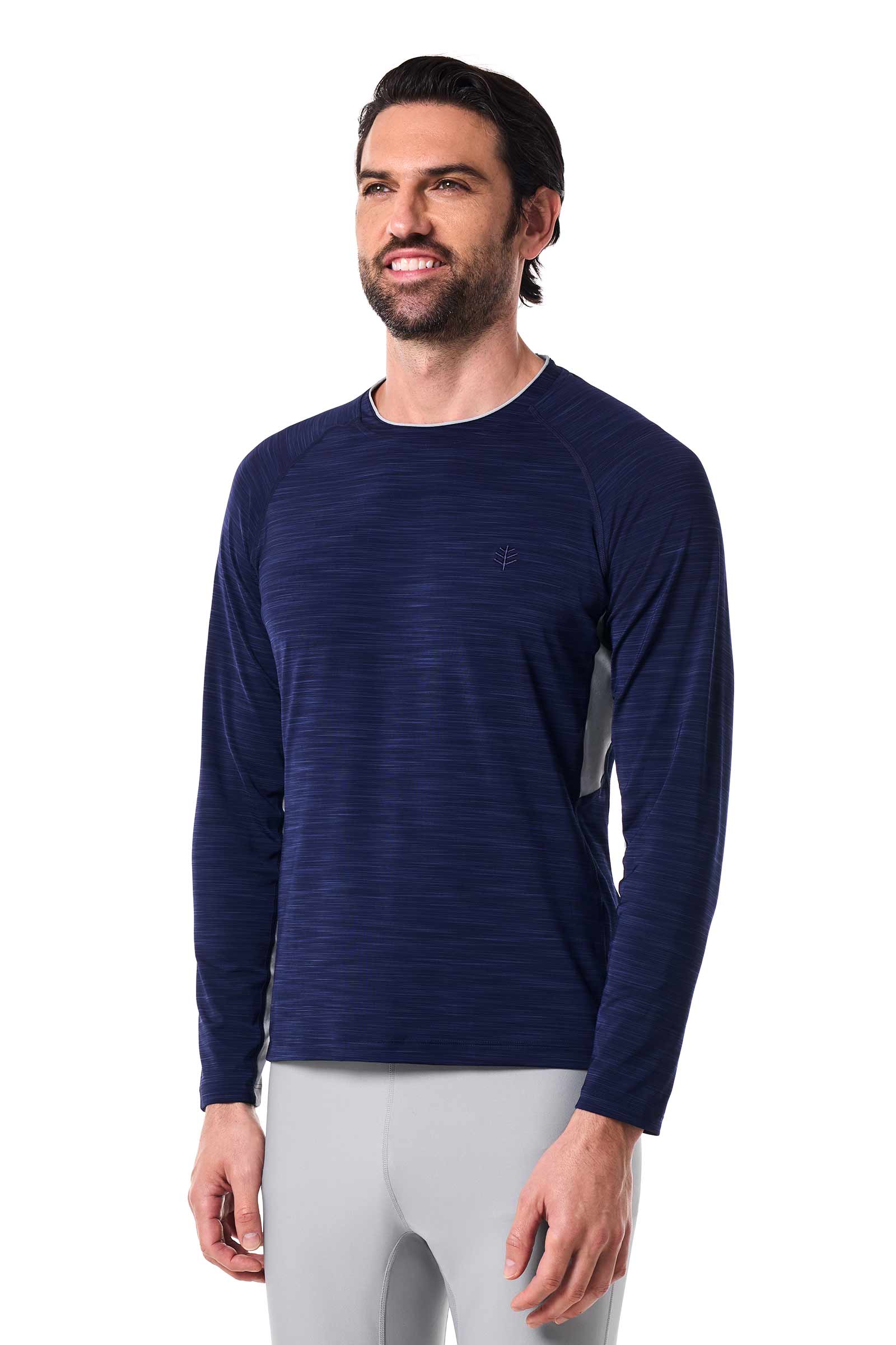 Men's Ultimate Long Sleeve Rash Guard | Navy Line - Image 3