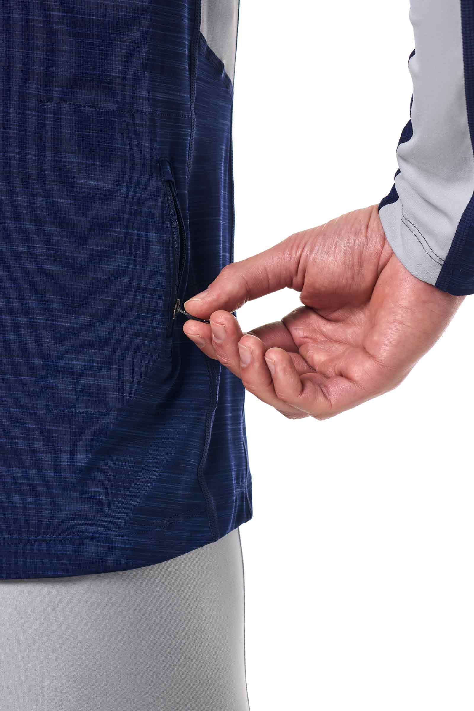 Men's Ultimate Long Sleeve Rash Guard | Navy Line - Image 5