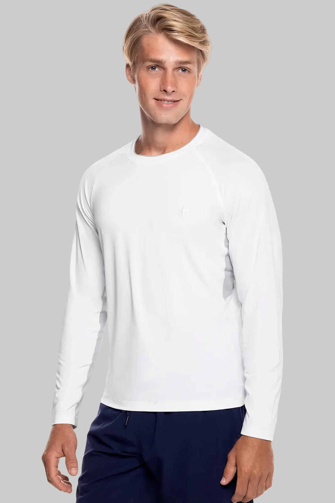 Men's Ultimate Long Sleeve Rash Guard | White