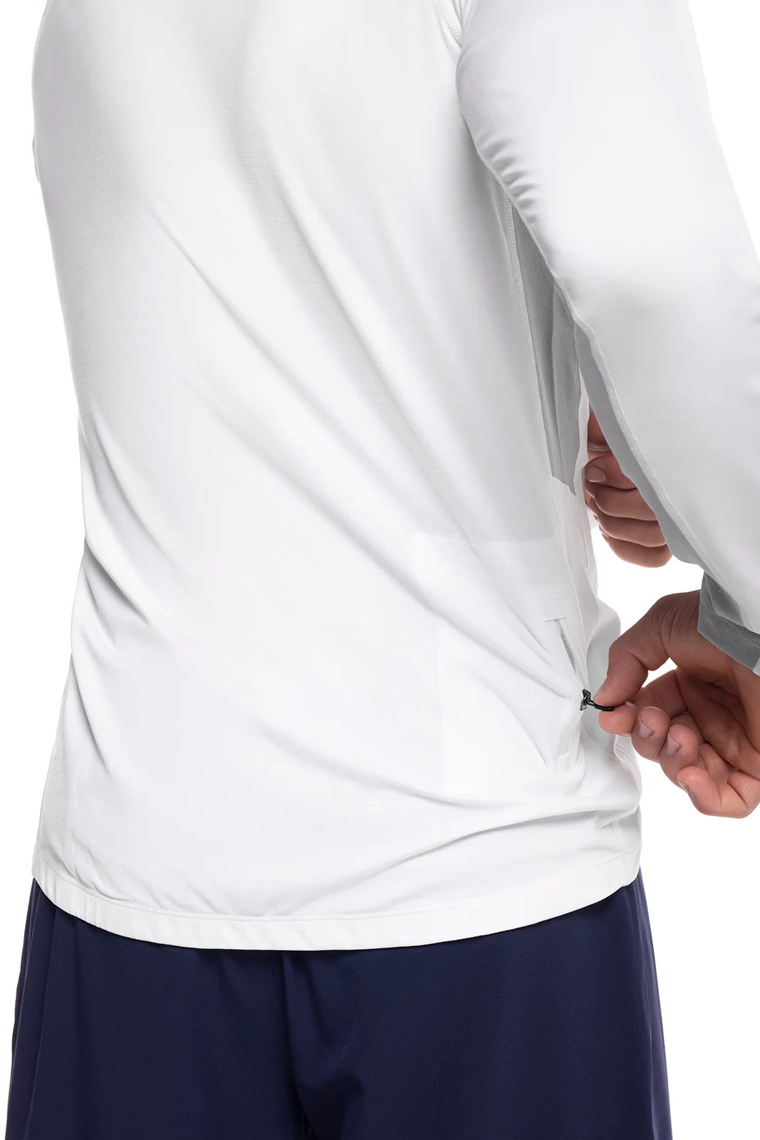 Men's Ultimate Long Sleeve Rash Guard | White - Image 5
