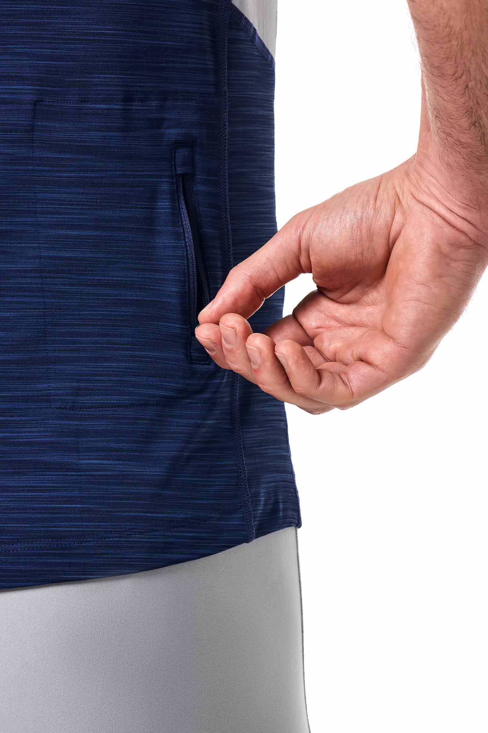 Men's Ultimate Short Sleeve Rash Guard | Navy Line - Image 5