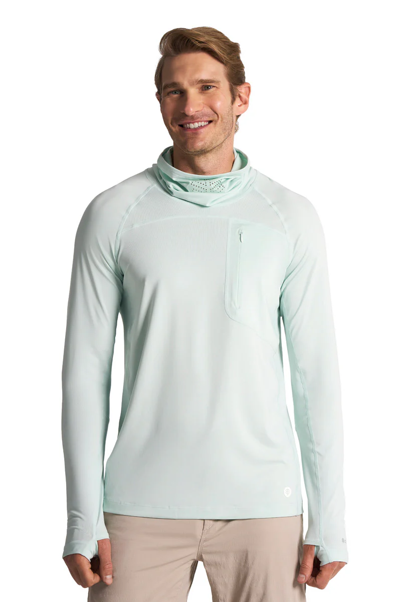 Men's Andros Vented Fishing T-Shirt | Misty Aqua - Image 2