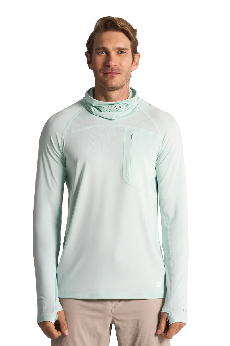 Men's Andros Vented Fishing T-Shirt | Misty Aqua - Image 3