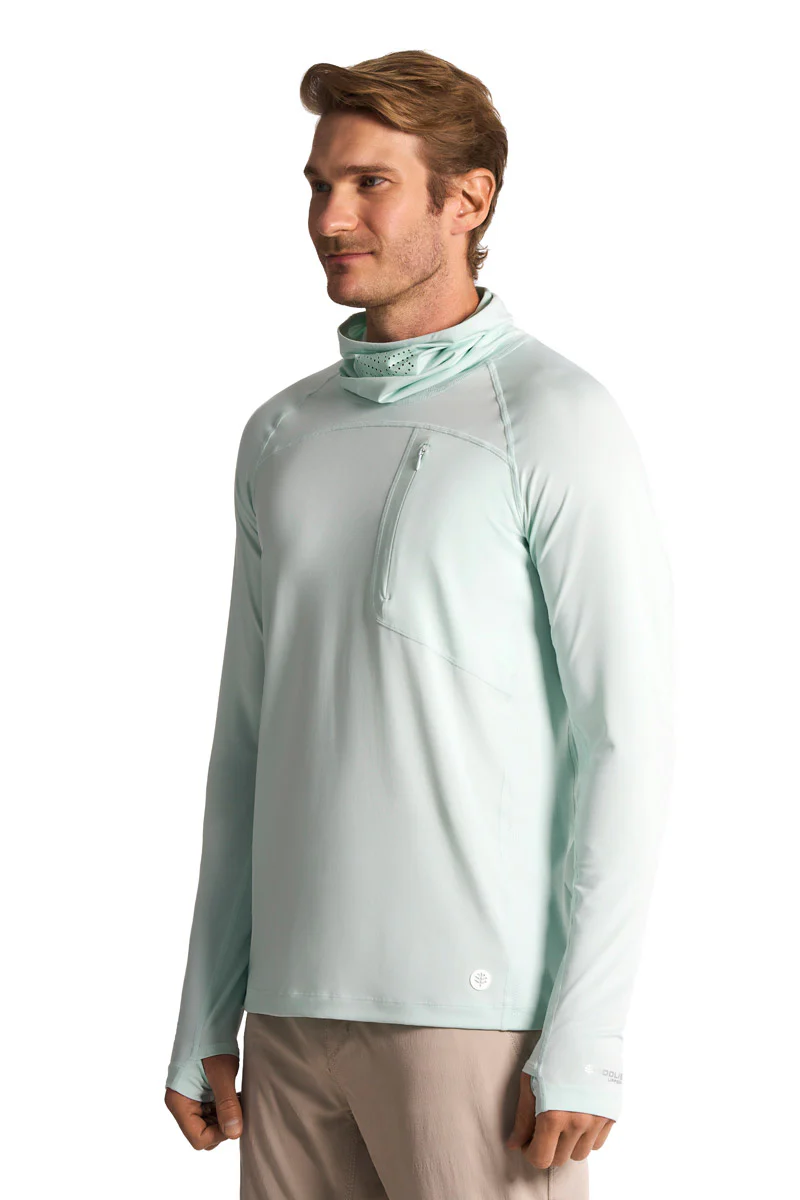 Men's Andros Vented Fishing T-Shirt | Misty Aqua - Image 4