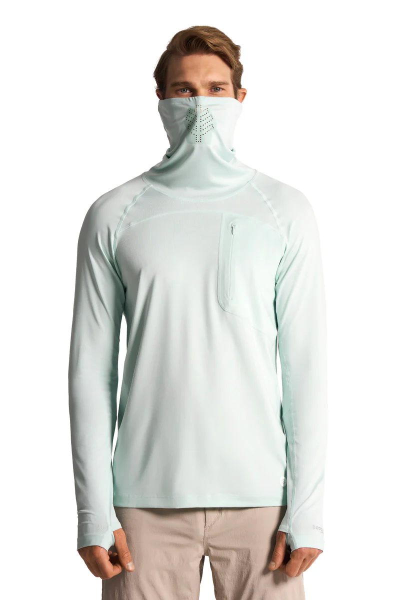 Men's Andros Vented Fishing T-Shirt | Misty Aqua - Image 8