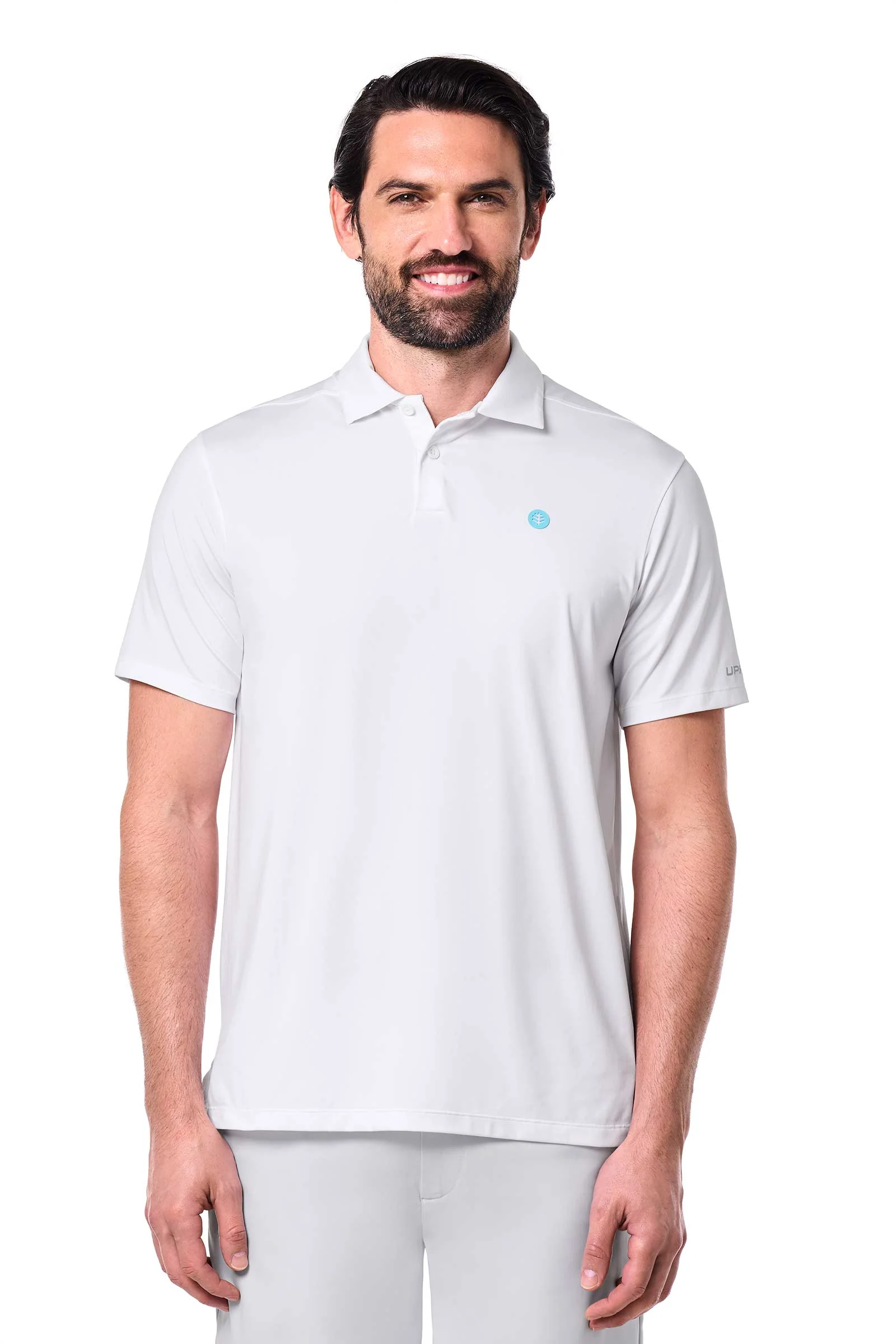 CenterCourt Short Sleeve Polo | White - Image 2