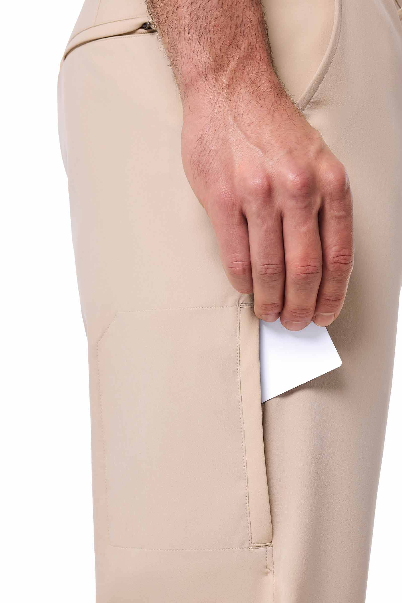Men's Westchester Travel Pants | Pale Khaki - Image 6