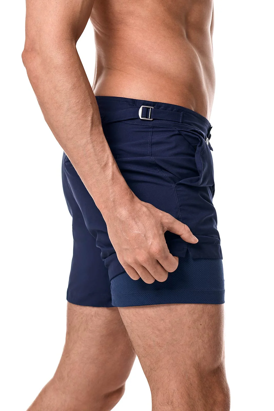 Men's Weston Swim Shorts | Navy - Image 8