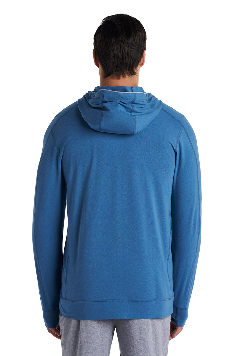 Men's LumaLeo Zip-Up Hoodie | Blue Dusk - Image 4