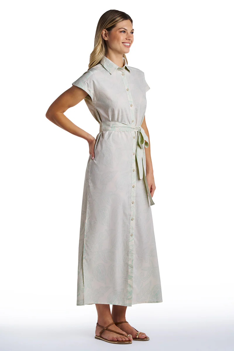 Women's Espanola Way Midi Dress | Vanilla - Image 4