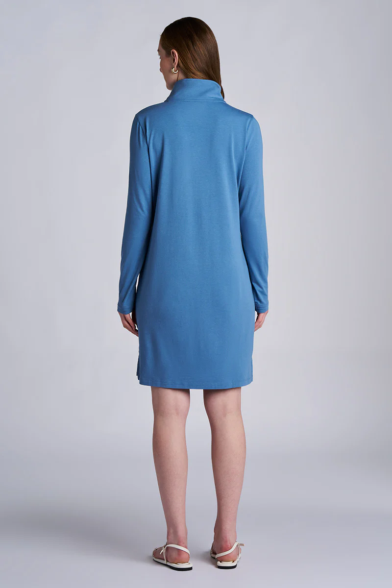Women's Sarasota Quarter-Zip Dress | Blue Dusk - Image 2