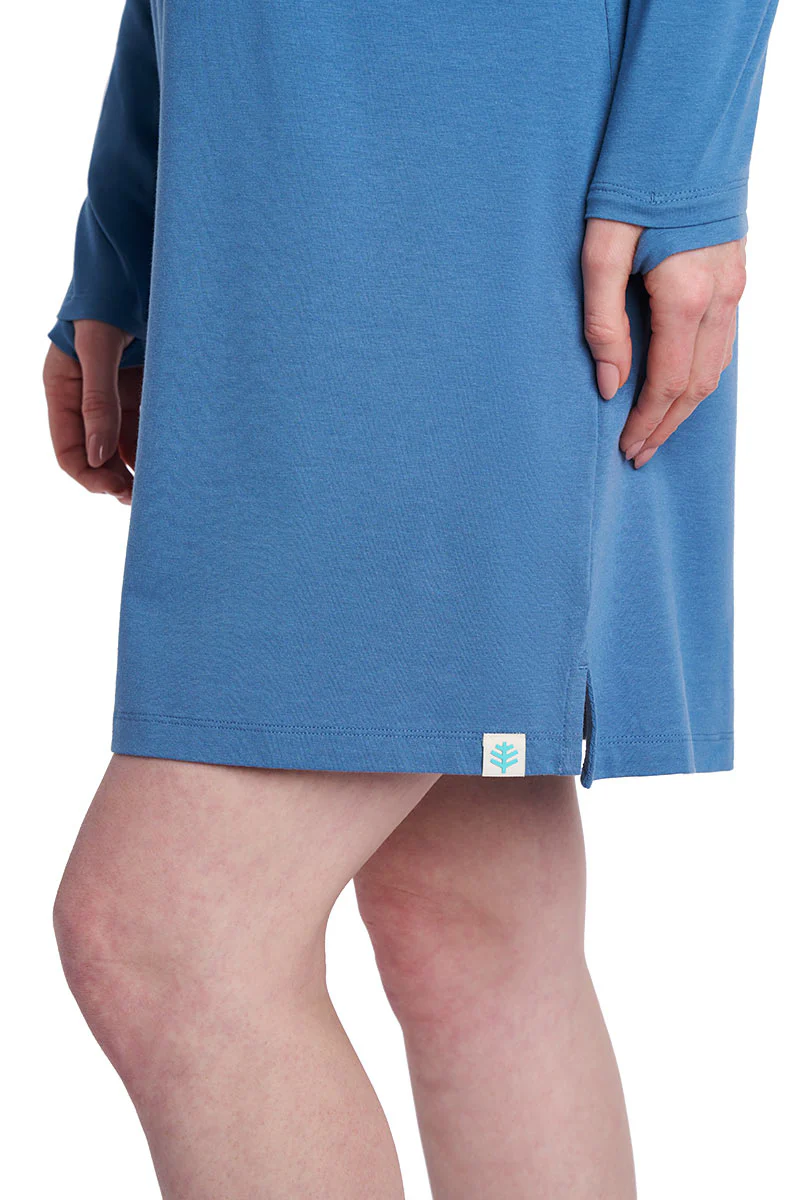Women's Sarasota Quarter-Zip Dress | Blue Dusk - Image 5