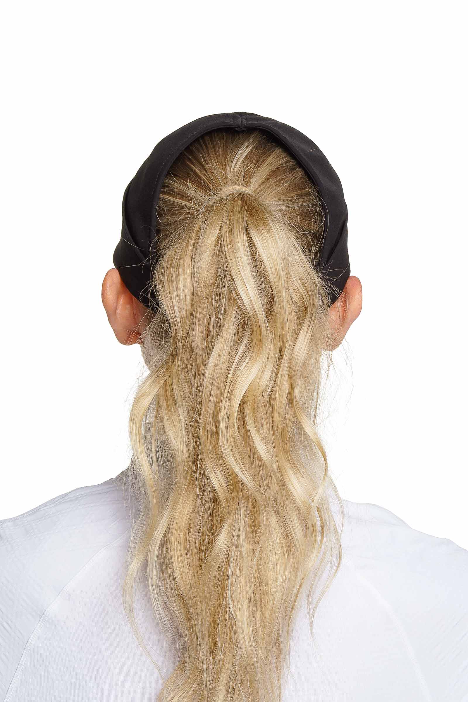Racket Padel Ponytail Cap | Black - Image 2