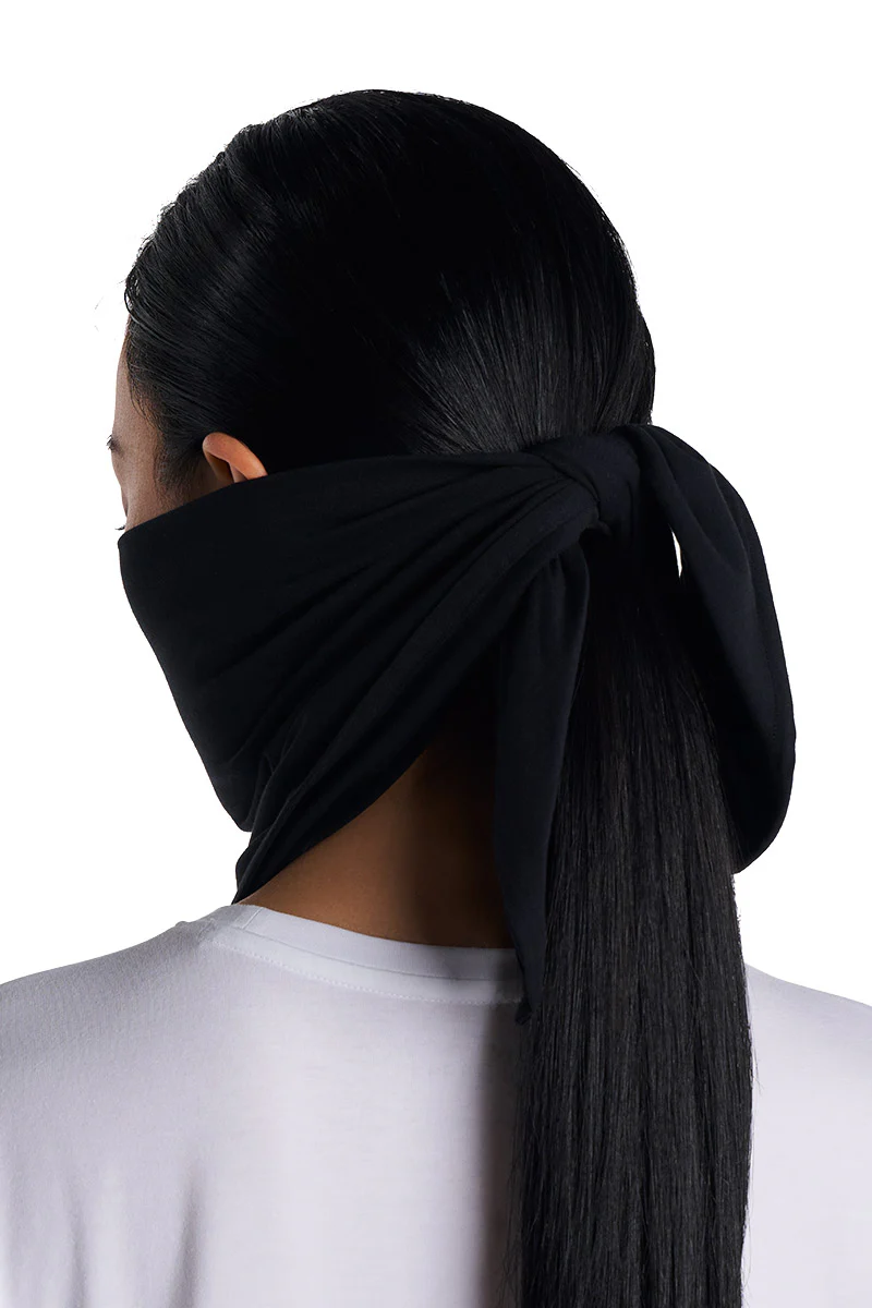 Unisex Sanibel Everyday Beach Bandana | Black - Image 7