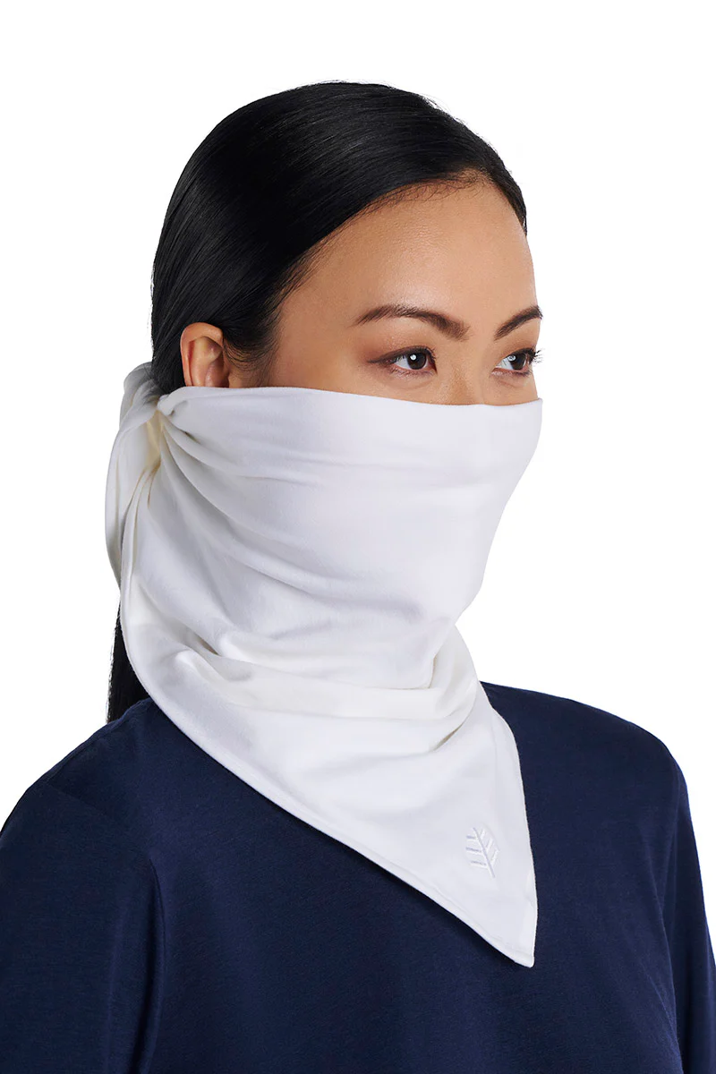Unisex Sanibel Everyday Beach Bandana | White - Image 4