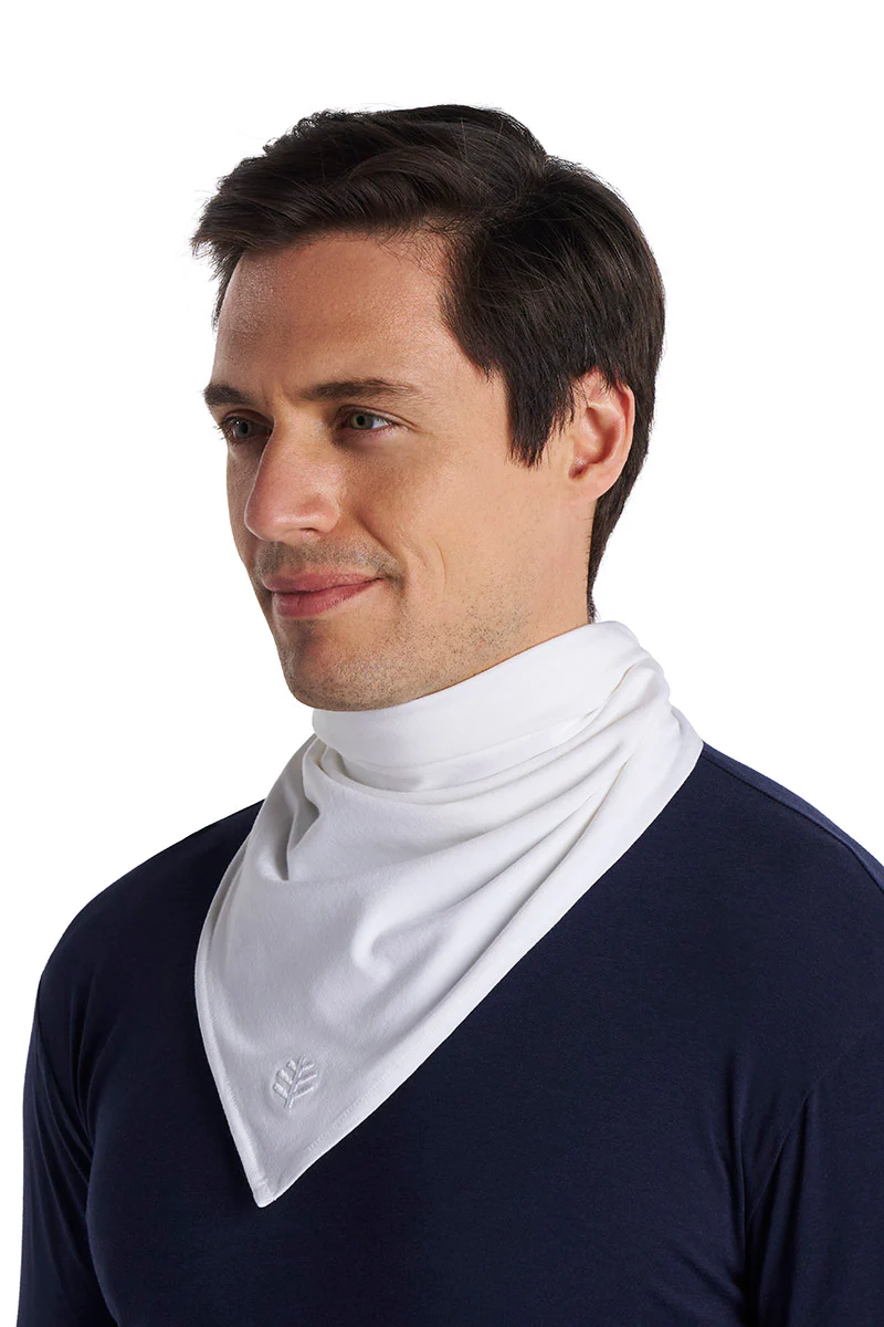 Unisex Sanibel Everyday Beach Bandana | White - Image 5