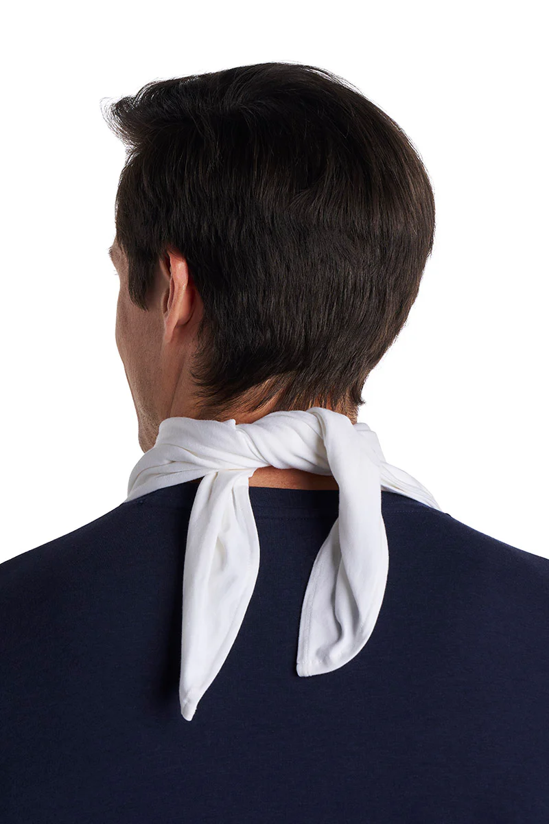 Unisex Sanibel Everyday Beach Bandana | White - Image 6