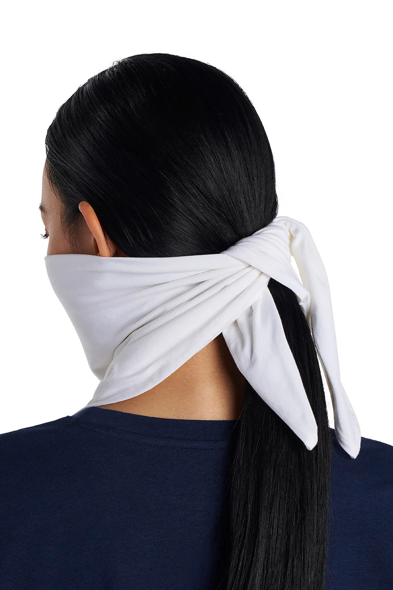 Unisex Sanibel Everyday Beach Bandana | White - Image 7