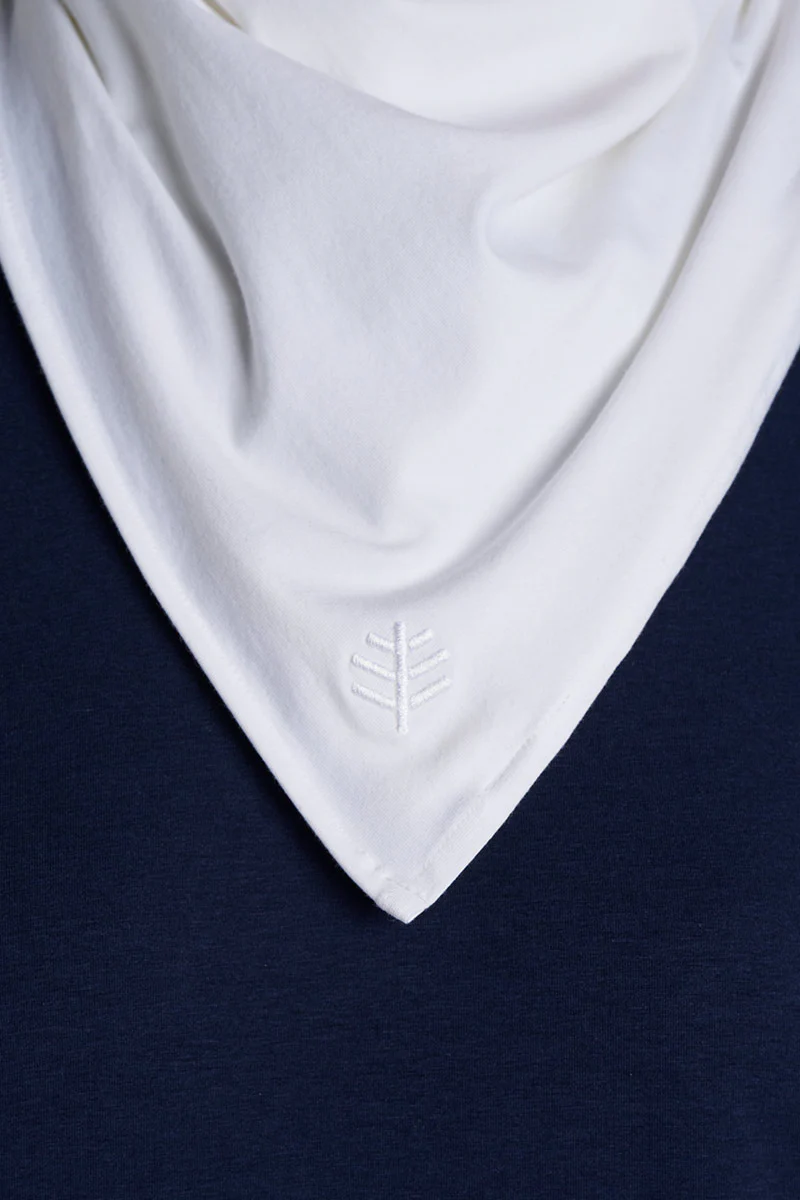 Unisex Sanibel Everyday Beach Bandana | White - Image 8