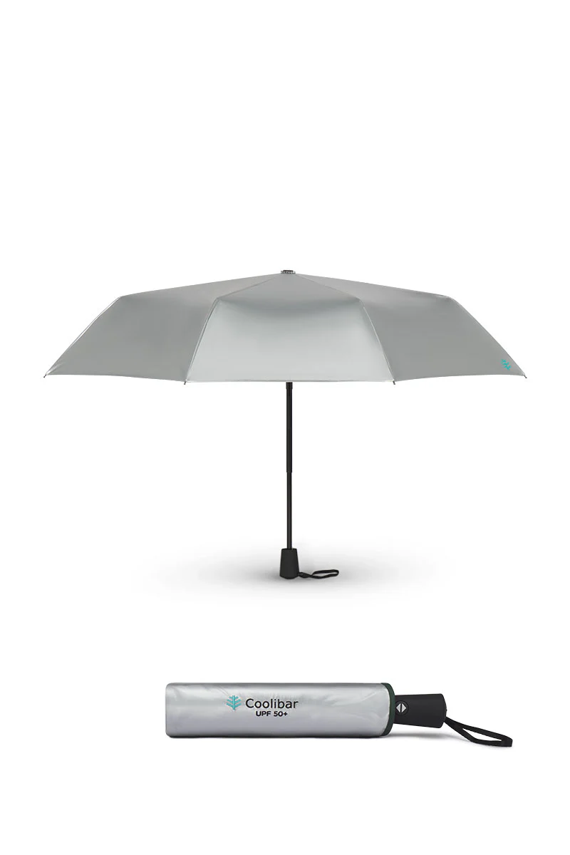 Sanya Compact Umbrella | Silver - Image 2