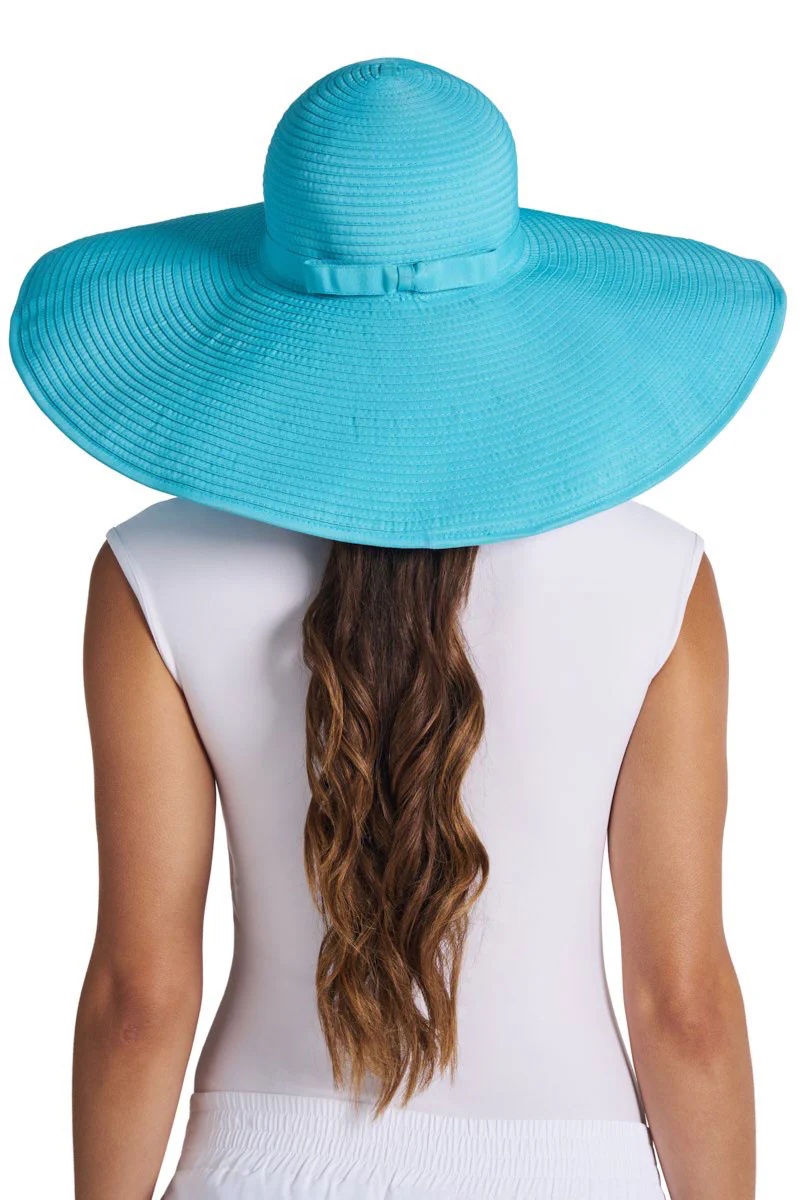 Shelby Shapeable Poolside Hat | Blue Curacao - Image 5
