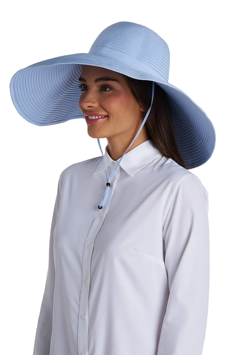Shelby Shapeable Poolside Hat | Periwinkle - Image 3