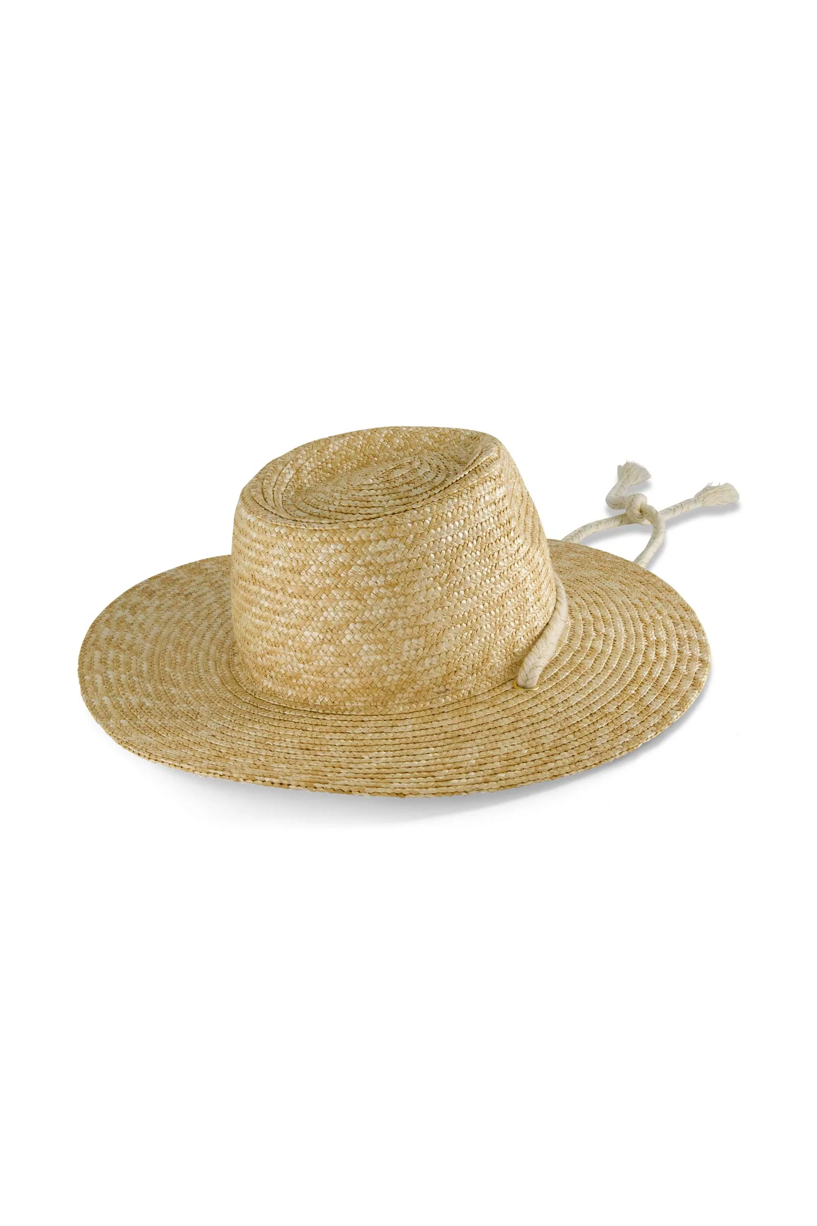 Women's St Thomas Wheat Braid Fedora | Natural - Image 2