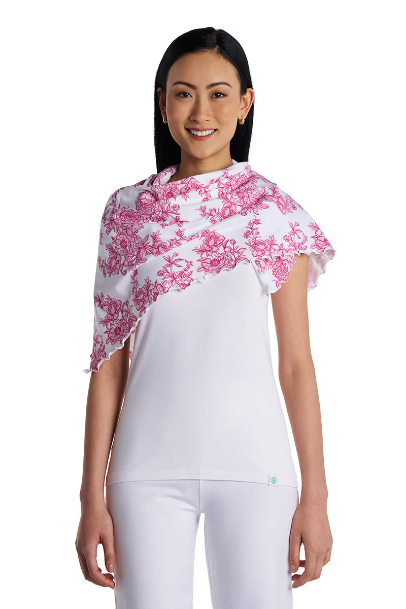 Women's Savannah Sun Blanket | Fuchsia Bouquet - Image 5