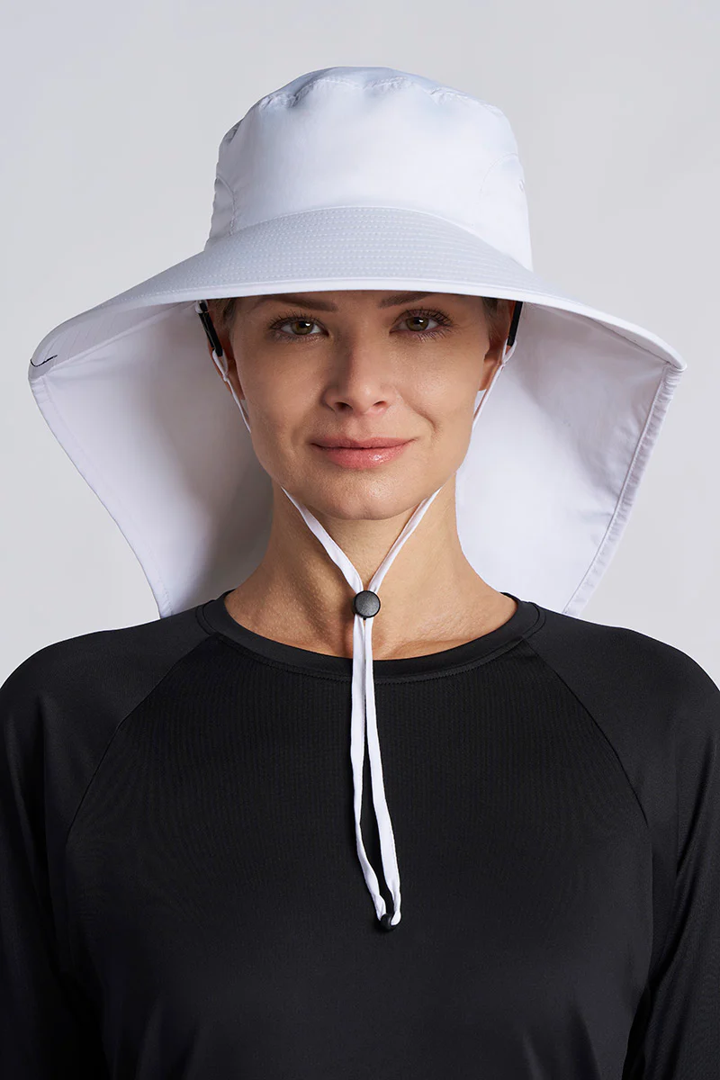 Suntect SafeShade Sun Hat | White - Image 8