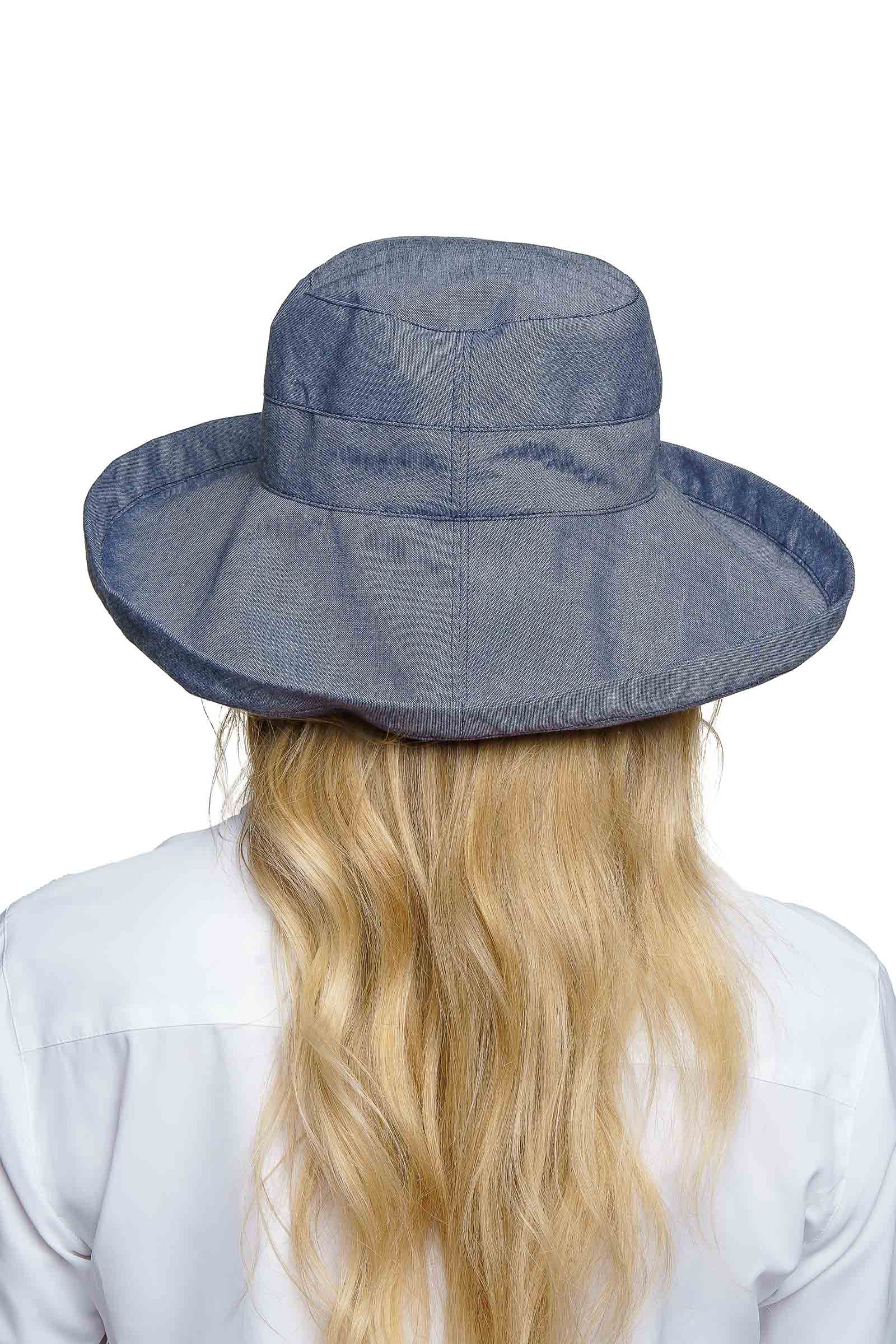 Women's Sydney Kettle Brim Hat | Denim Blue - Image 3